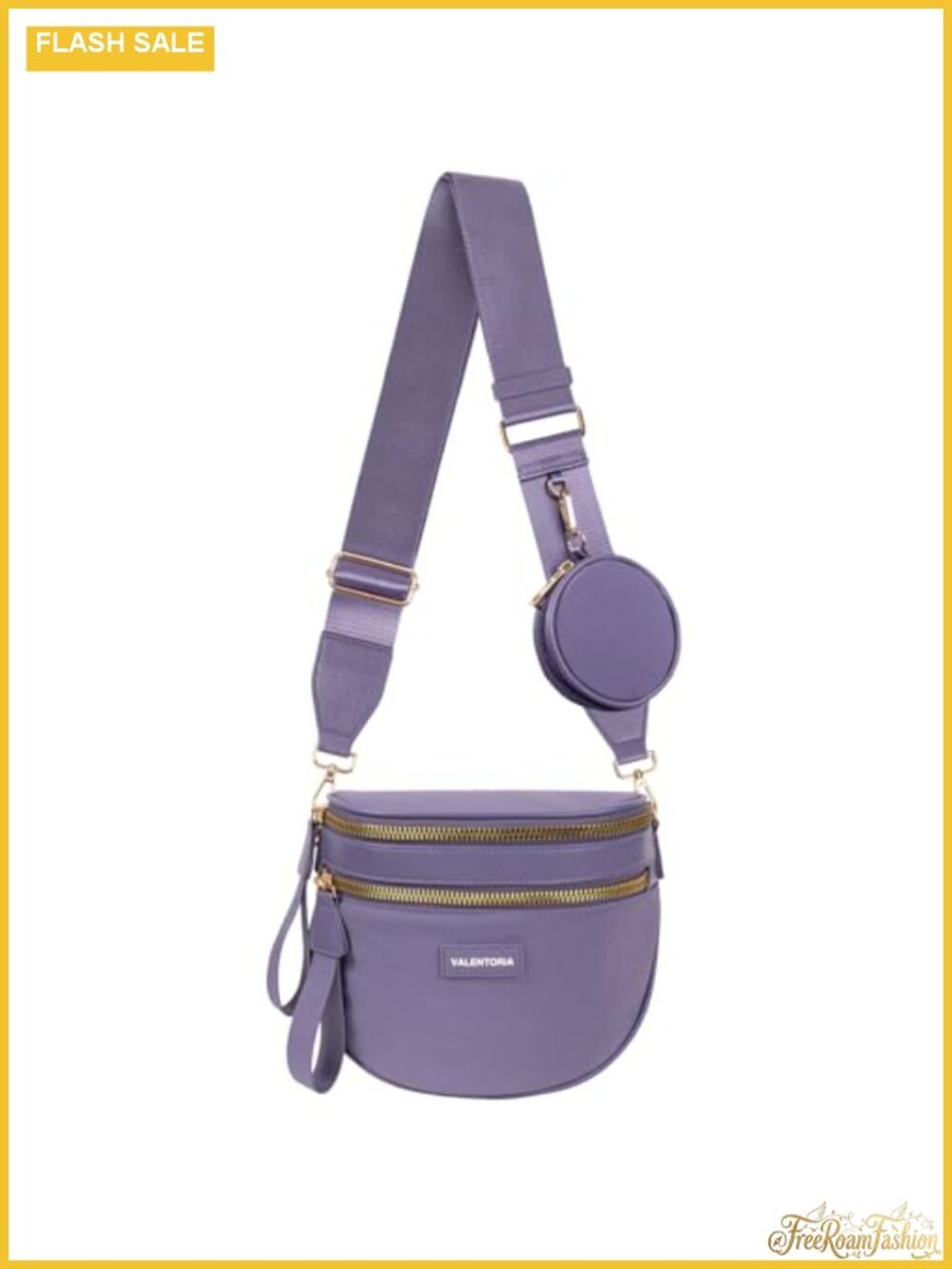 Nylon Crossbody Bum Bag Spacious Fanny Pack Waterproof